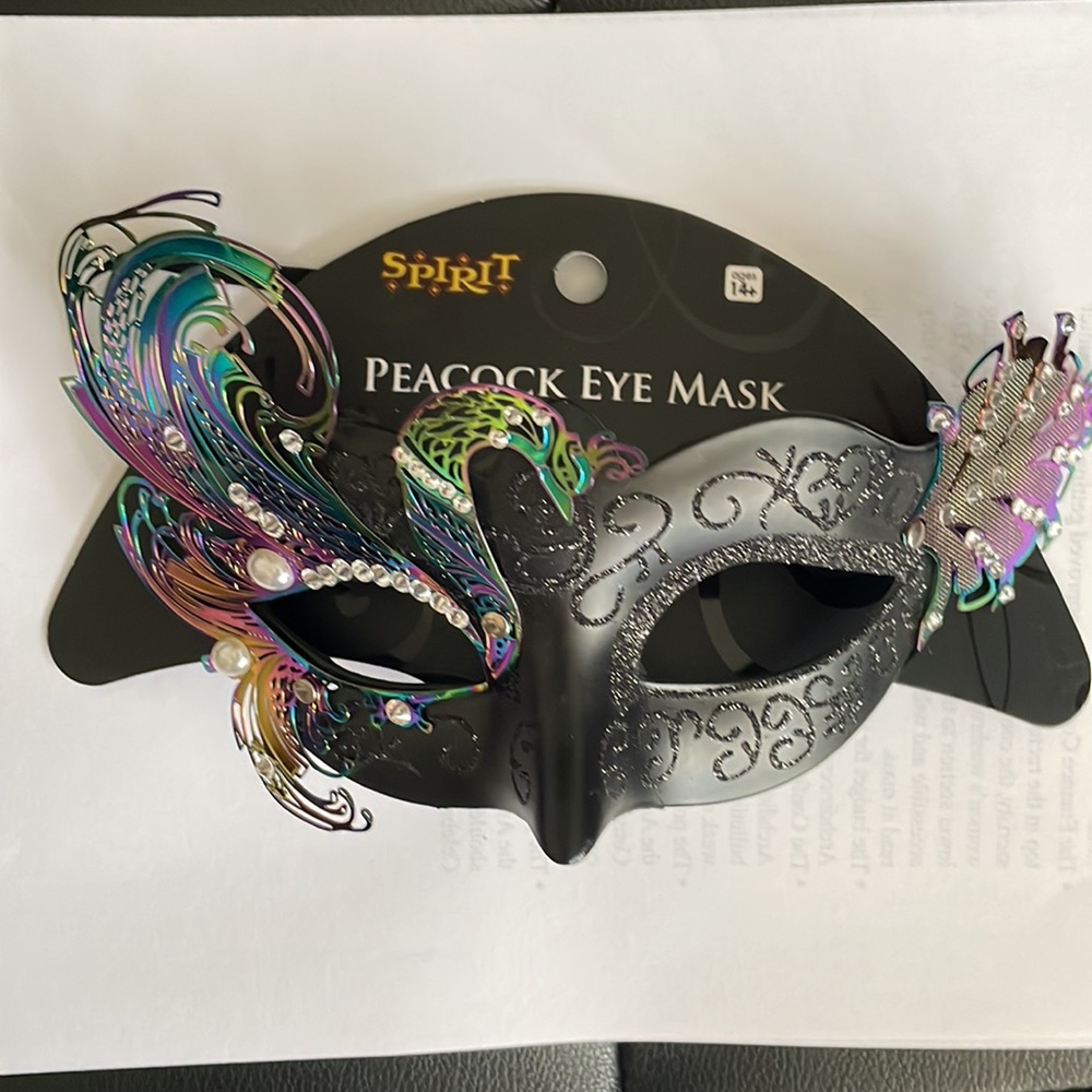 NWT Masquerade Peacock Mask!